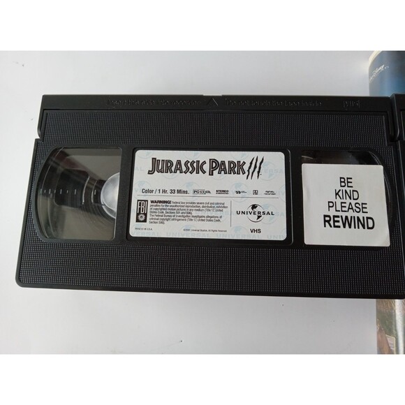 Walt Disney's Dinosaur & Jurassic Park III (Set of 2 VHS, 2001) - Picture 3 of 11